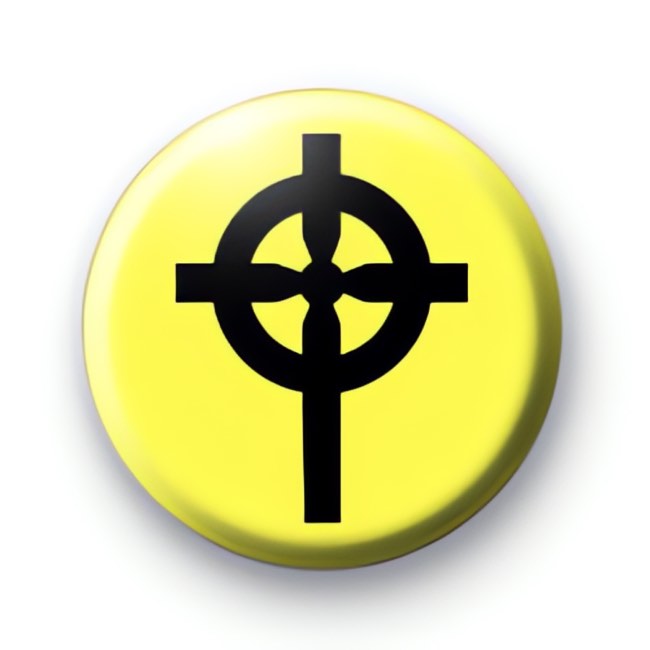 Black & Yellow Cross badges large